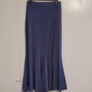 Blue Mermaid Maxi Skirt